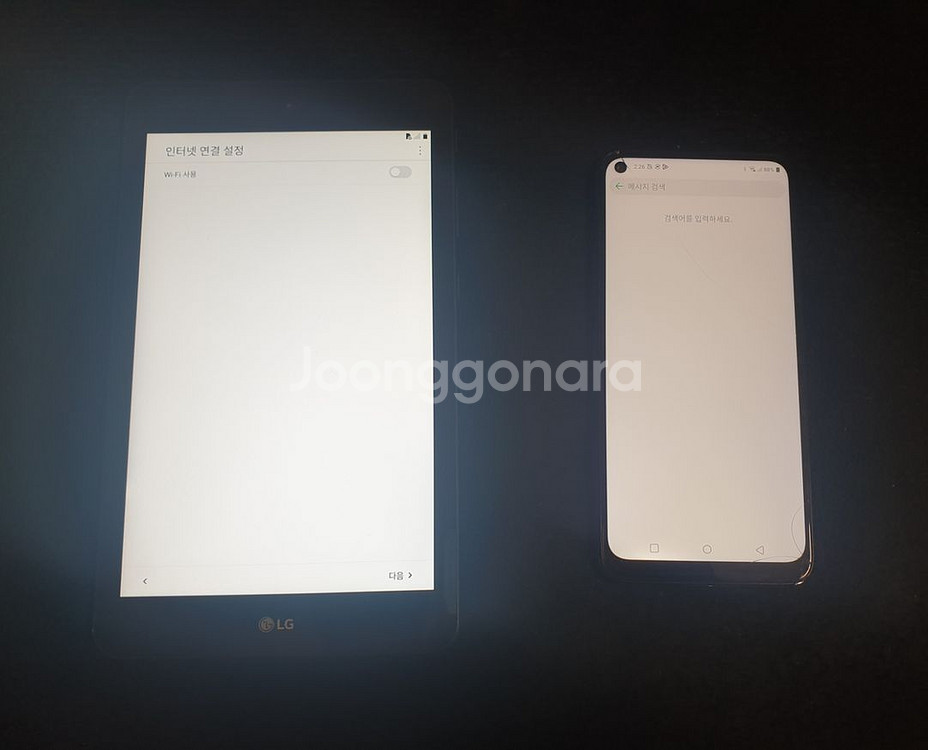 lg q61 스마트폰 lg g패드4 태블릿 팝니다--2