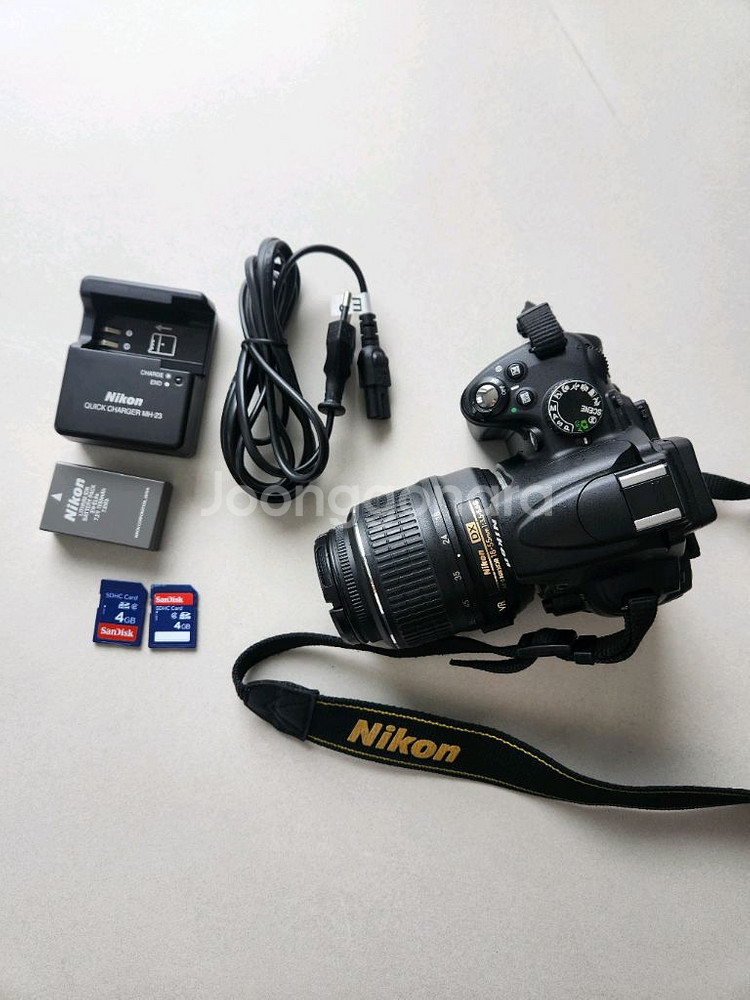 상태 최상 니콘 D5000 DSLR 카메라 판매--5