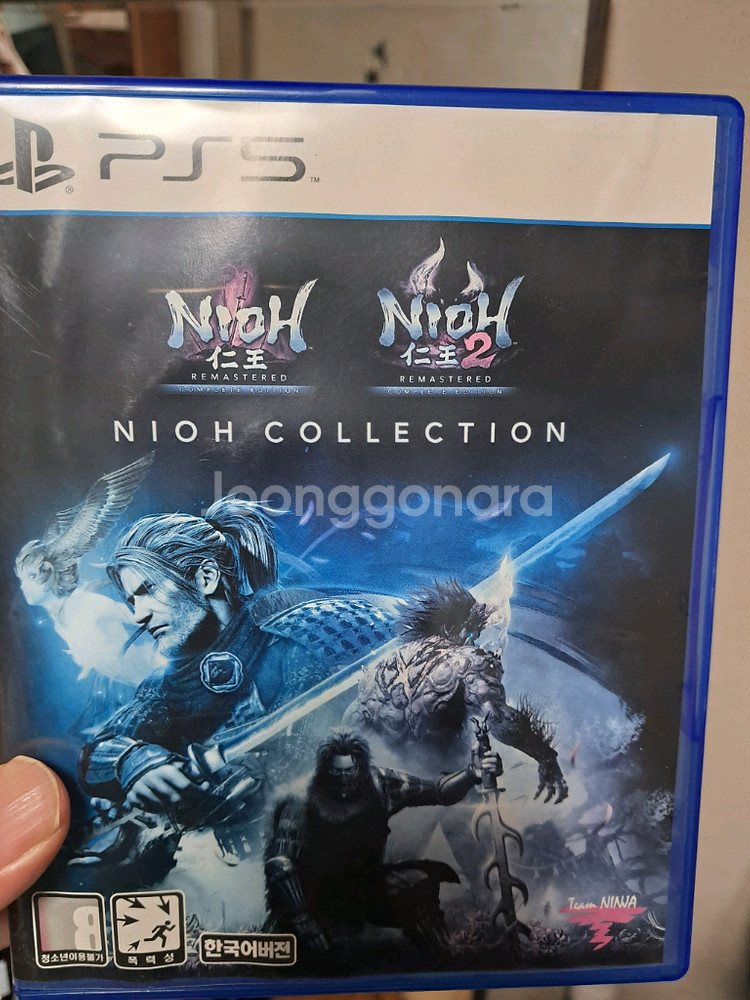 PS5 인왕컬렉션 표지 색바램 케이스파손--0