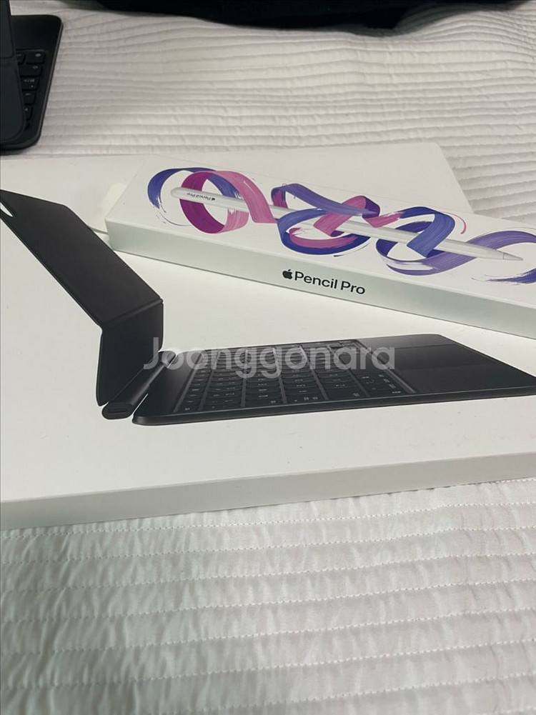애플 정품 프로 M4 11인치 키보드 & 펜슬프로--0