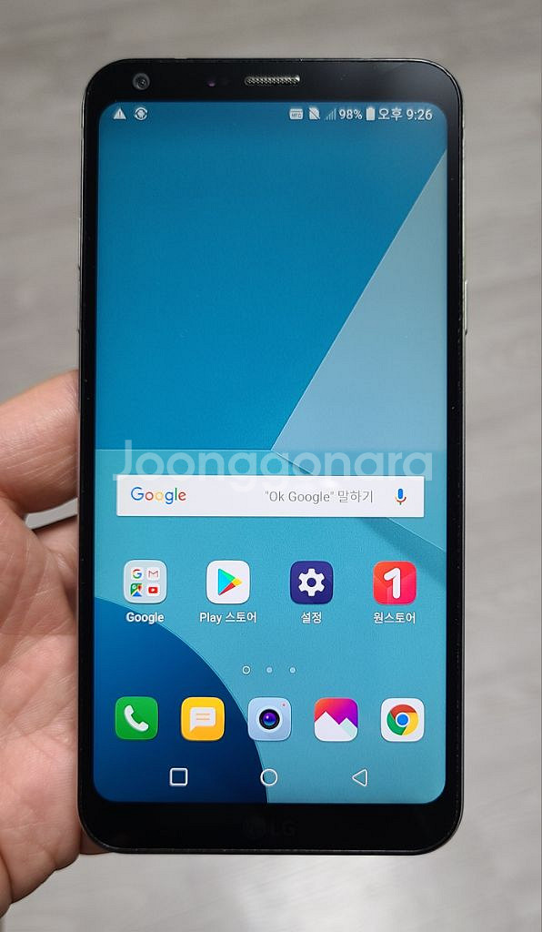 LG Q6(X600) 블루 32GB A급 싸게 팝니다.--0