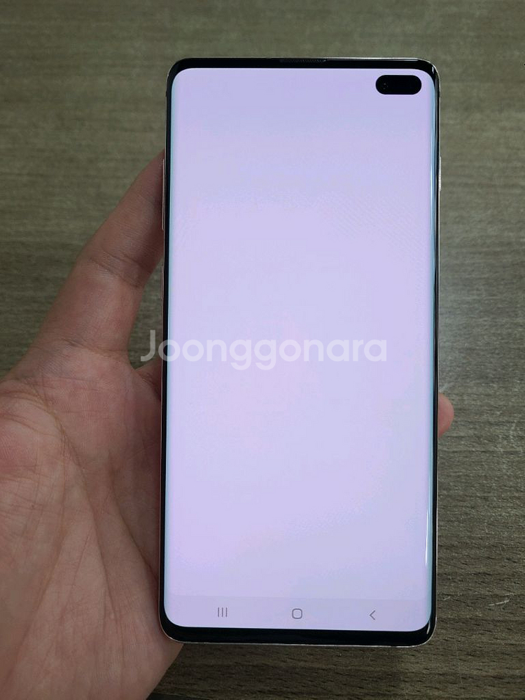 갤럭시 S10플러스512G 무잔상 깨끗한 중고폰--4