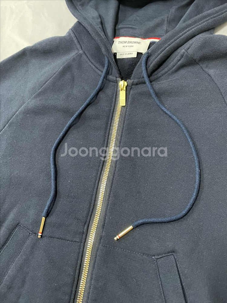 톰브라운 사선완장 후드집업--1