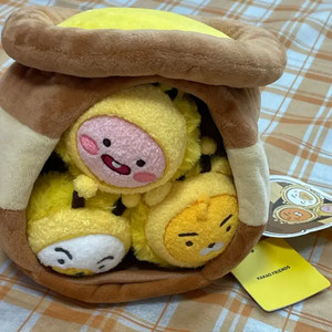 카카오프렌즈 꿀벌인형(허니프렌즈 꿀단지 인형)