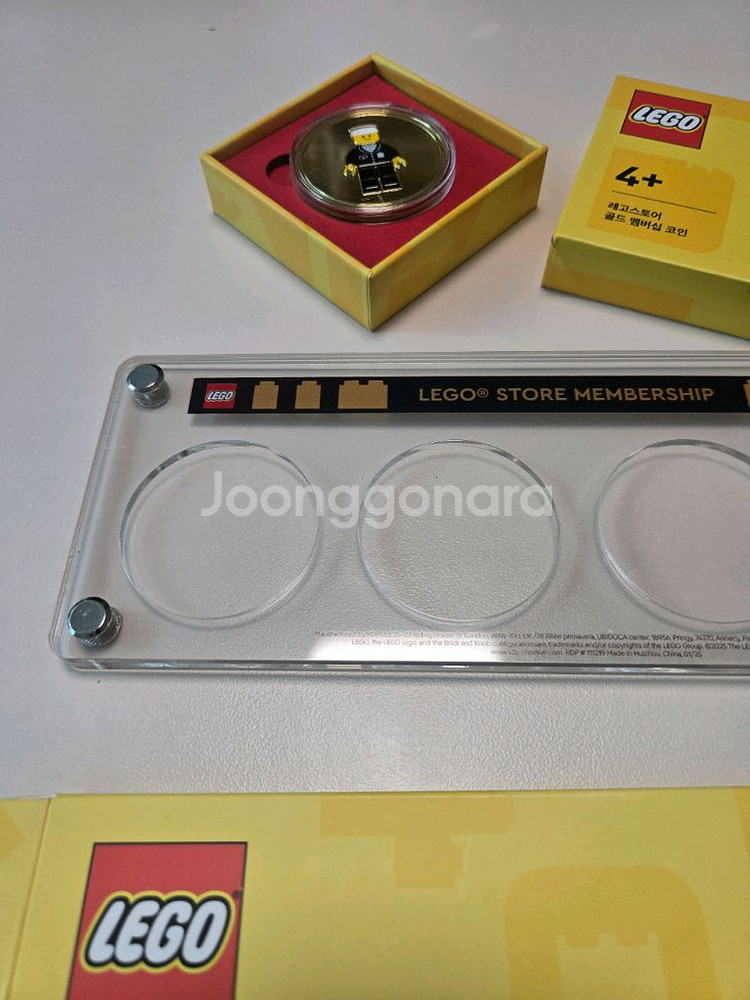 2025 레고 vip 골드 주화 코인 거치대 일괄--2