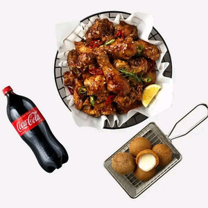 BHC 29,000원권 치킨변경가능 맛초킹치즈볼콜라세트