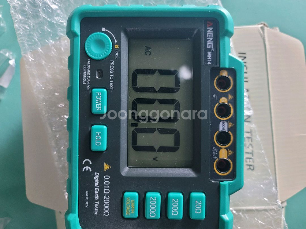 전자식 최신 접지테스타기 팝니다--1