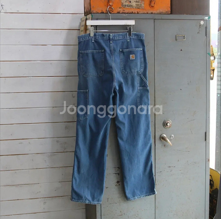 칼하트 싱글니 카펜터 데님 팬츠 34/32--1