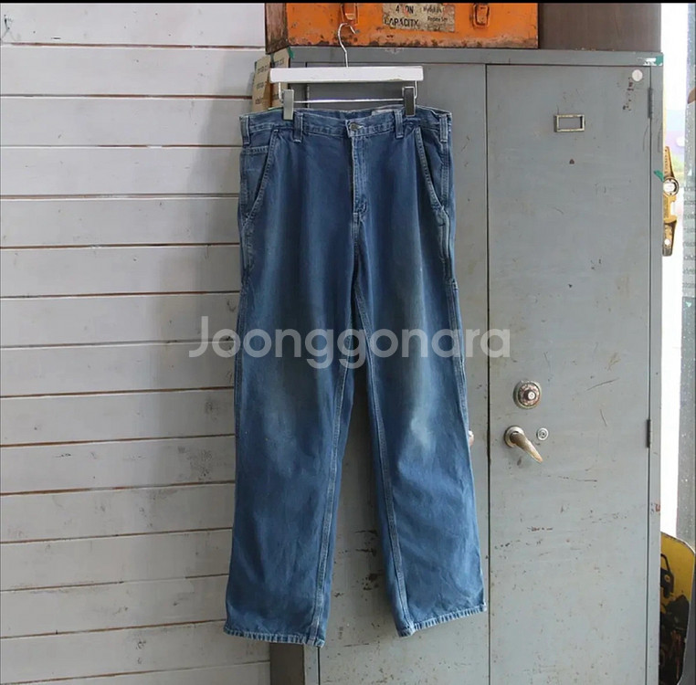 칼하트 싱글니 카펜터 데님 팬츠 34/32--0