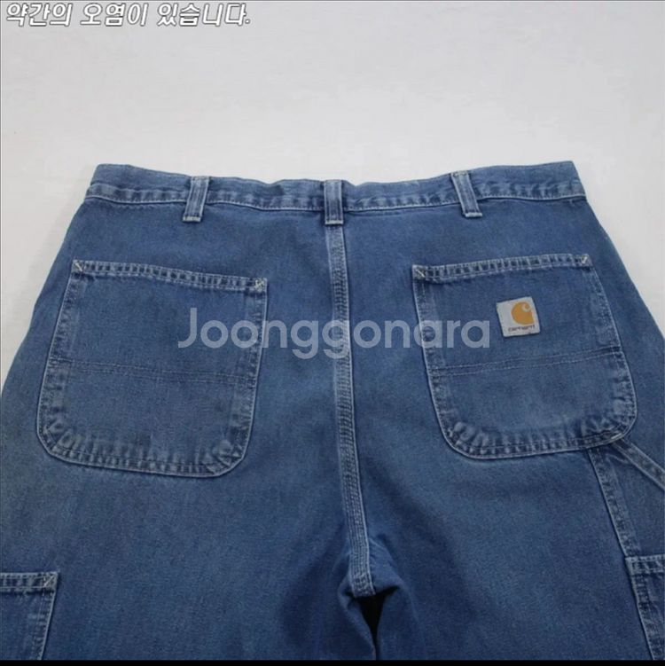 칼하트 싱글니 카펜터 데님 팬츠 34/32--8