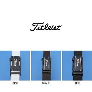 타이틀리스트 골프 남성 오토매틱 소가죽 정장&캐쥬얼벨트