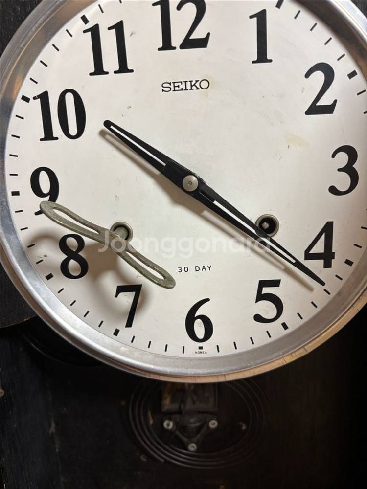 옛날 빈티지 태엽식 SEIKO 벽시계--4