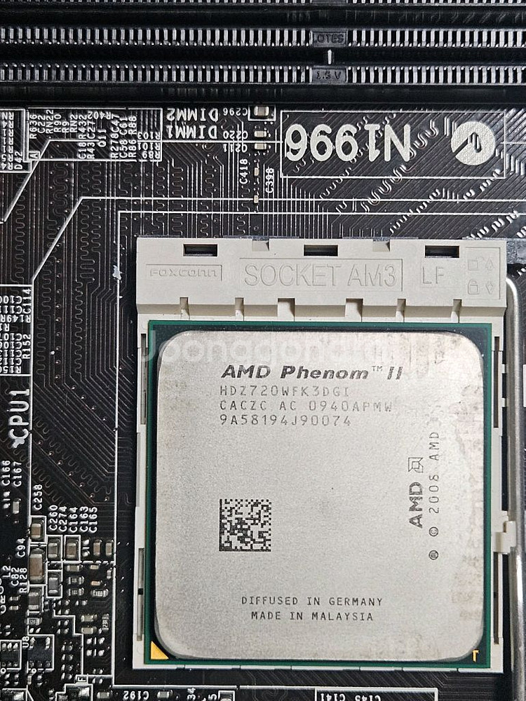 amd 페넘 x3 720 & 메인보드 메모리--2