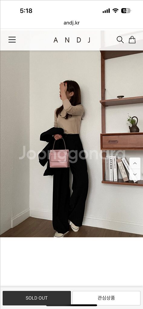 AND J 플랩 에이백 Acid PINK 판매합니다--7