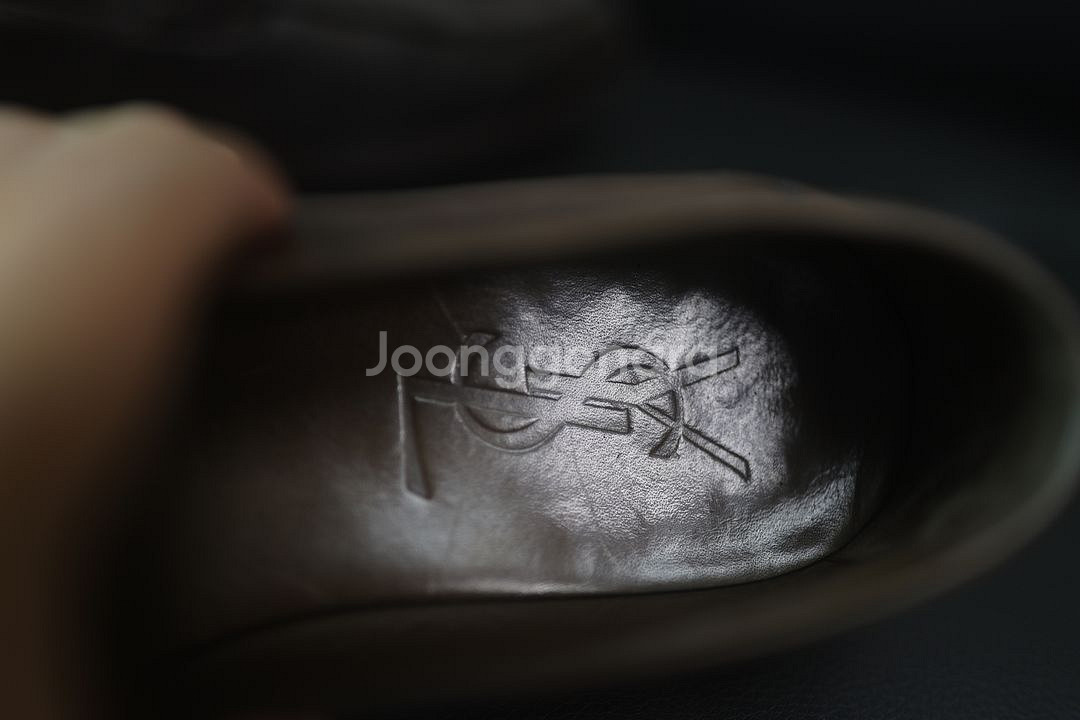 정품 생로랑 빈티지 브라운 페니로퍼 41 이태리제--7