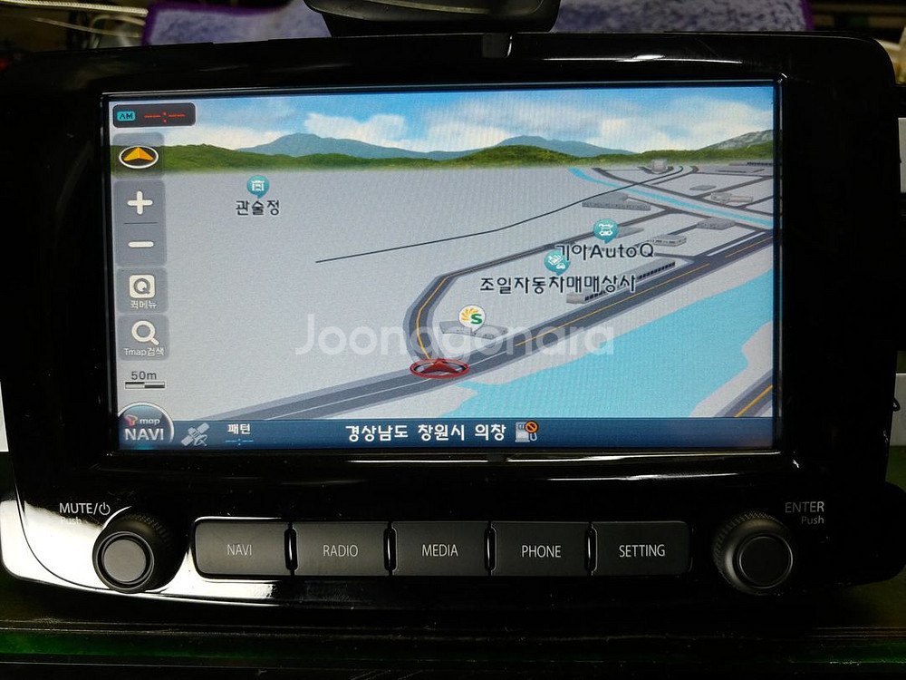 QM3 스마트 AVN 자출 데크 팝니다.--4