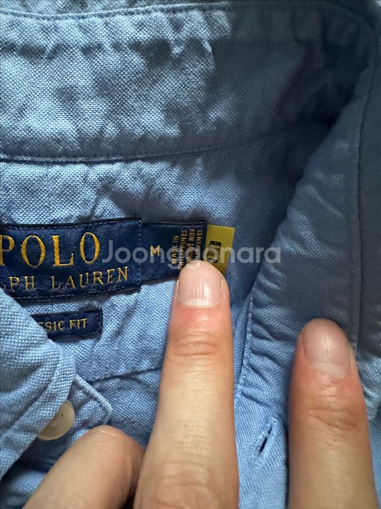 [새제품] 폴로 옥스포드 반팔 QR인증 가능--2