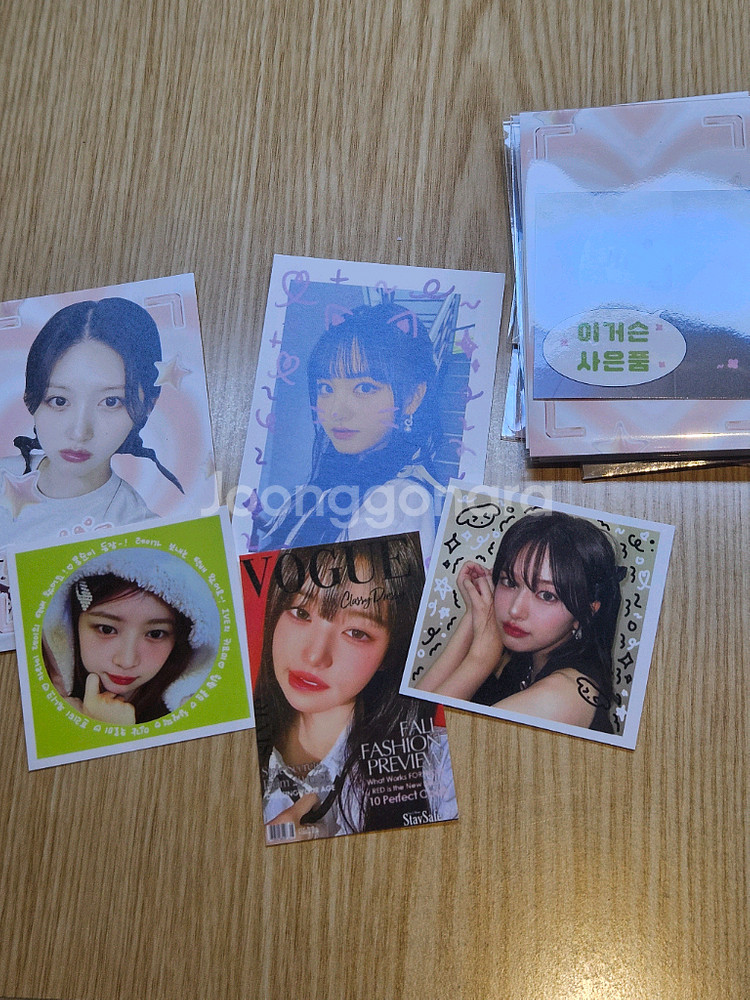 아이브 포카 도무송 비공굿 세트--0