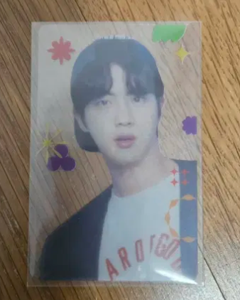 [반택포] BTS 방탄소년단 진 투명포카 비공굿--0