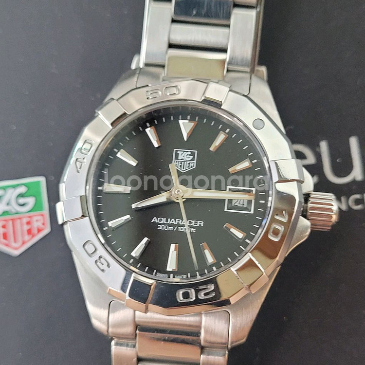 태그호이어 아쿠아레이서 여성시계 32mm--0