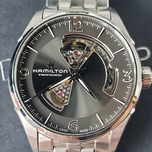 해밀턴 재즈마스터 오픈하트 신형 42mm 검판 오토매틱