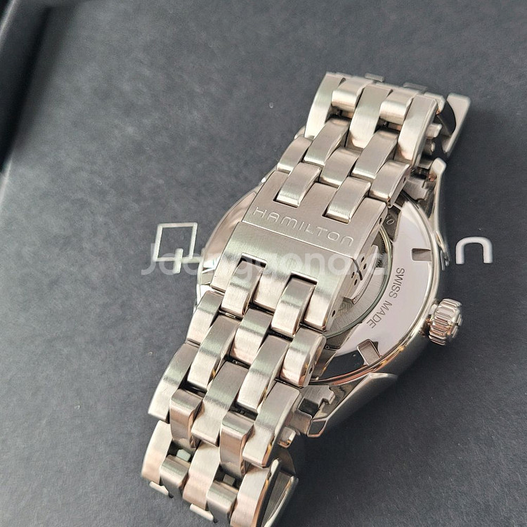 해밀턴 재즈마스터 오픈하트 신형 42mm 검판 오토매틱--5