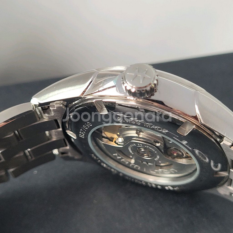해밀턴 재즈마스터 오픈하트 신형 42mm 검판 오토매틱--7