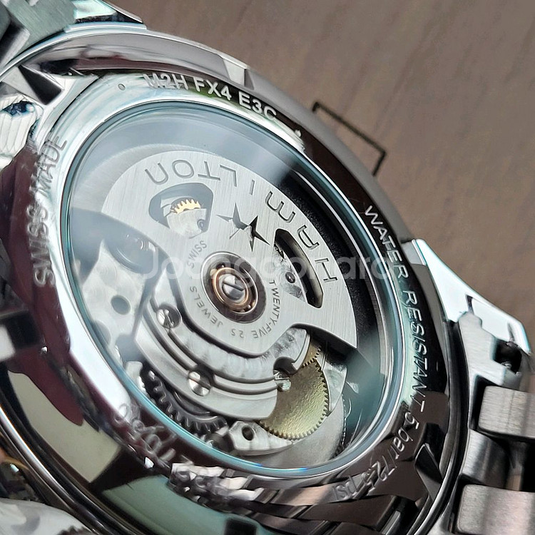해밀턴 재즈마스터 오픈하트 신형 청판 42mm--6