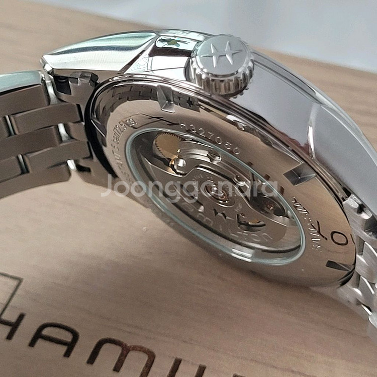 해밀턴 재즈마스터 오픈하트 신형 청판 42mm--8