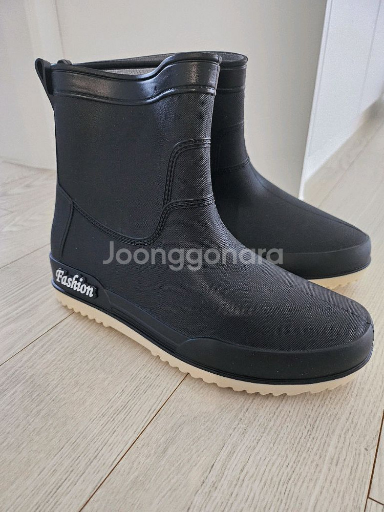블랙 레인부츠 새상품 245~250--0