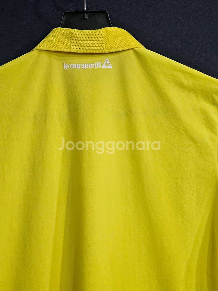 르꼬끄 골프 옐로우 남성 슬림핏 100 골프 카라반팔티--6