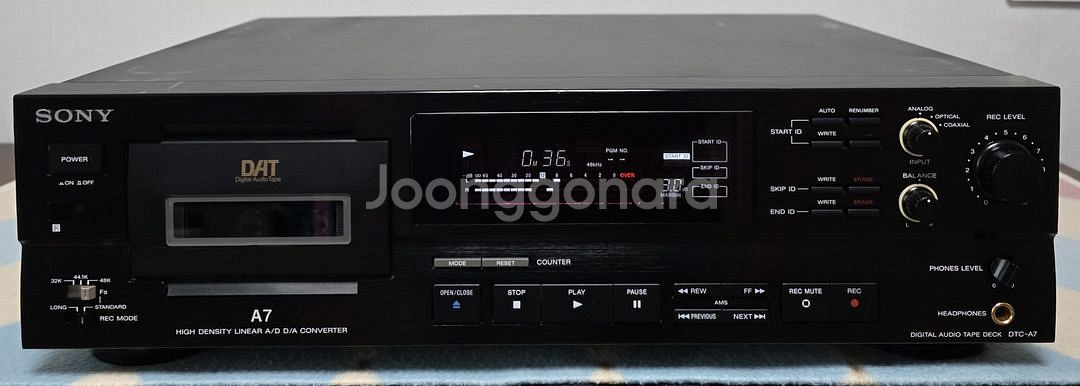 소니 DAT 데크 DTC-A7 판매합니다--3