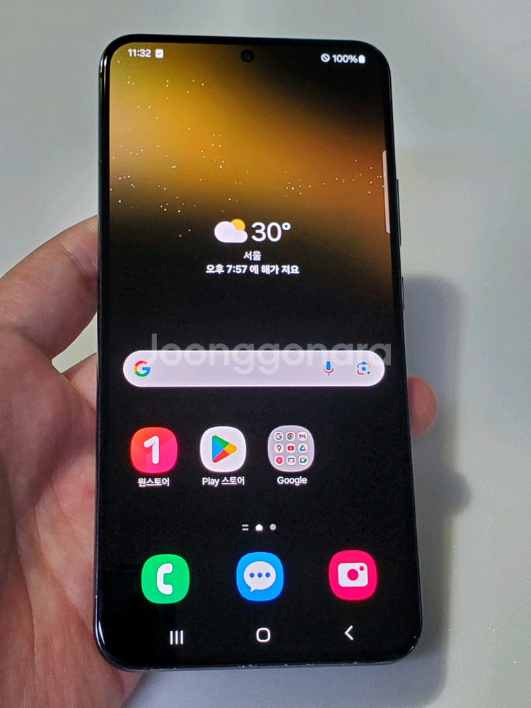 갤럭시 S22플러스 블랙 24만--0