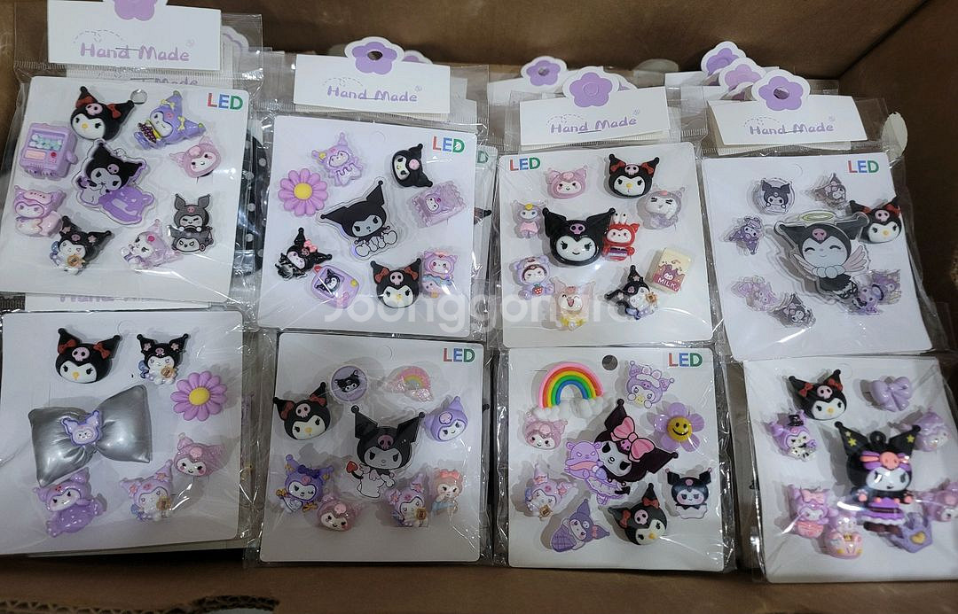 산리오 쿠로미 크록스지비츠9종 총40세트 새상품 택포--1