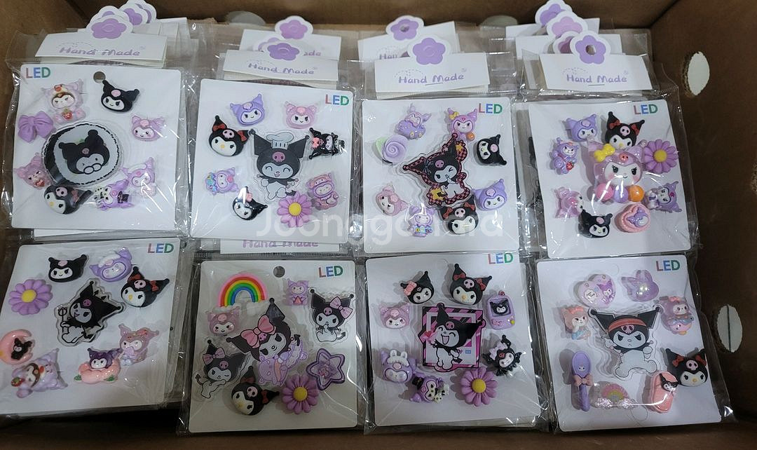 산리오 쿠로미 크록스지비츠9종 총40세트 새상품 택포--2