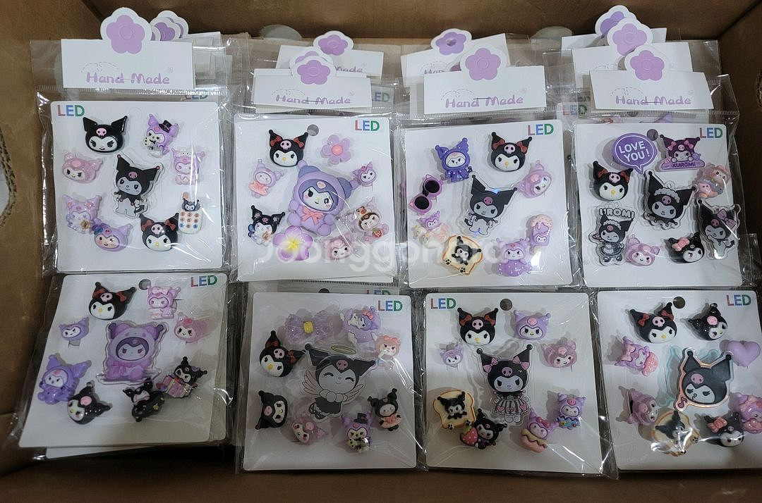 산리오 쿠로미 크록스지비츠9종 총40세트 새상품 택포--4