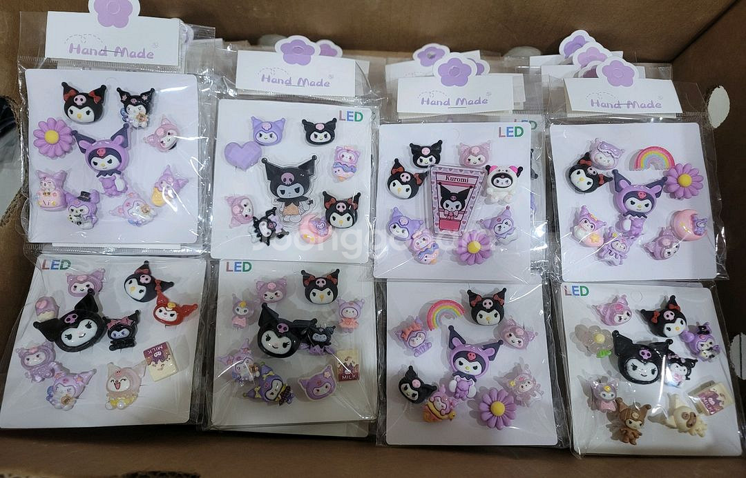 산리오 쿠로미 크록스지비츠9종 총40세트 새상품 택포--3