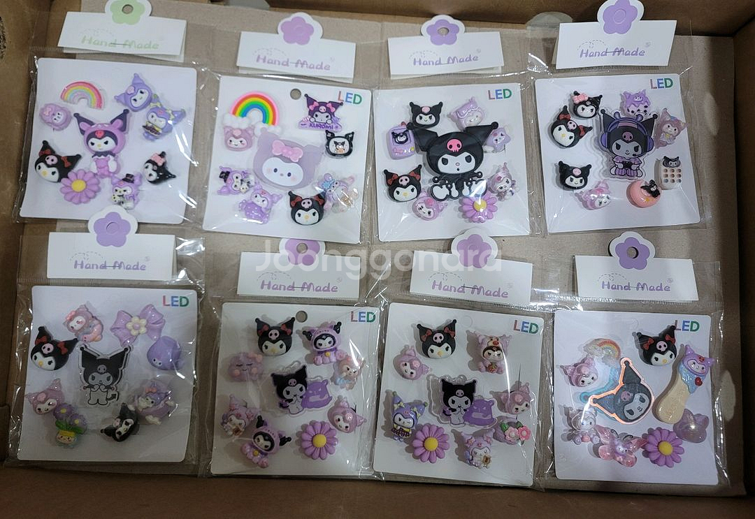 산리오 쿠로미 크록스지비츠9종 총40세트 새상품 택포--7