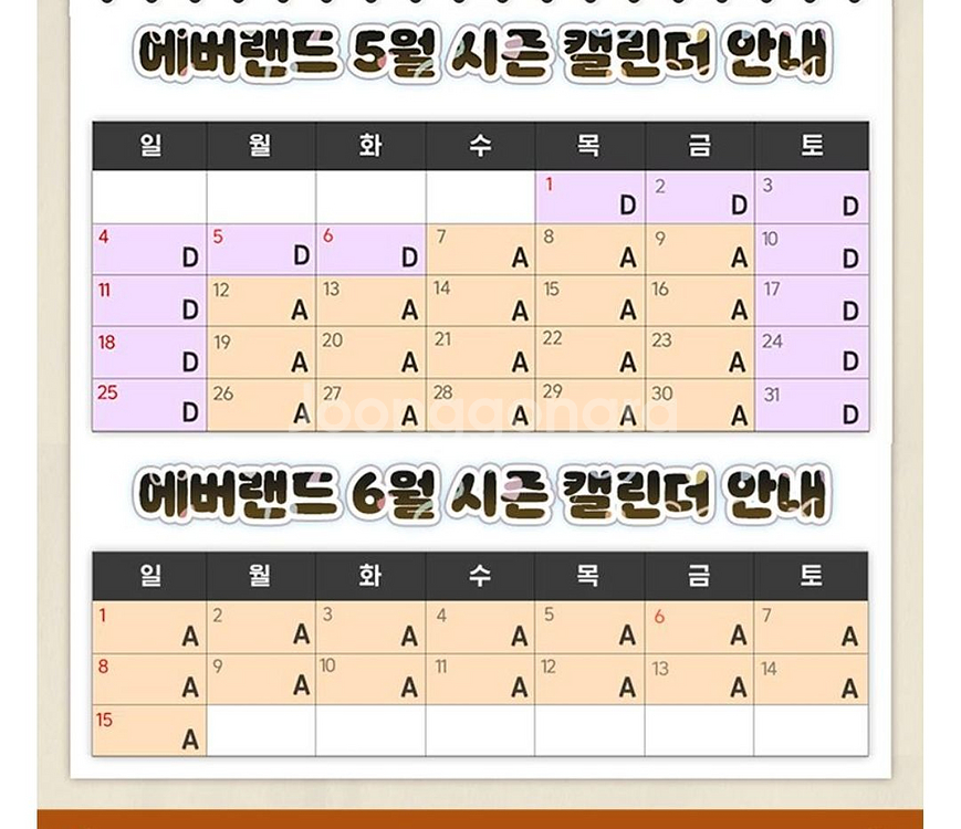 에버랜드 종일권--0