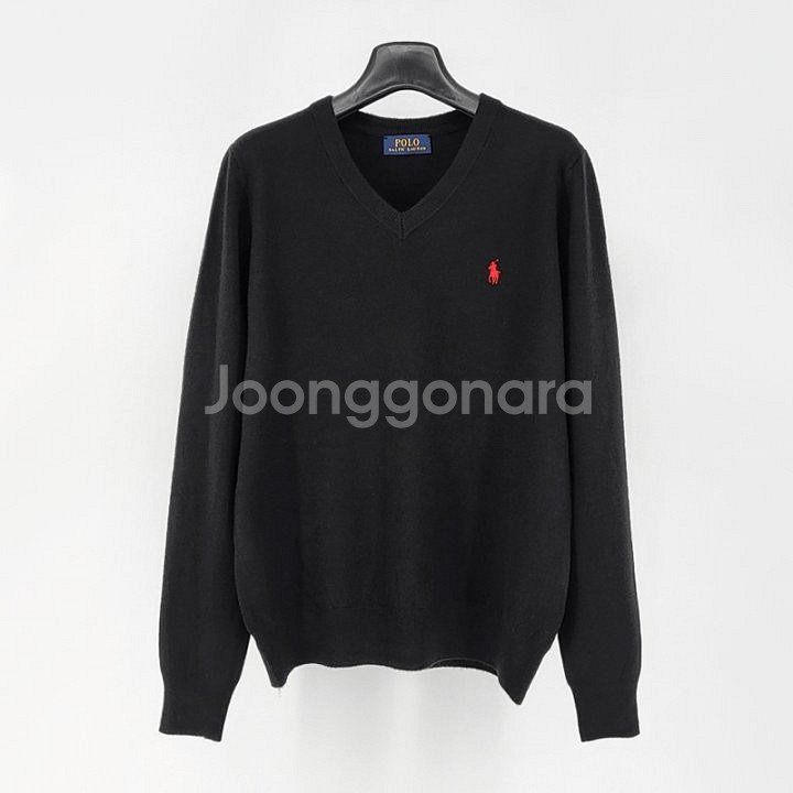 폴로 브이넥 가디건--3