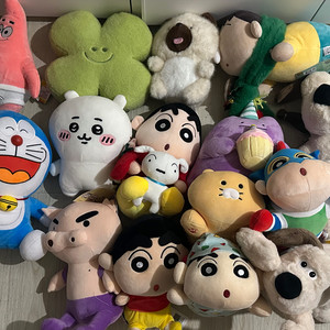 짱구 치이카와 맹구 부리부리 인형