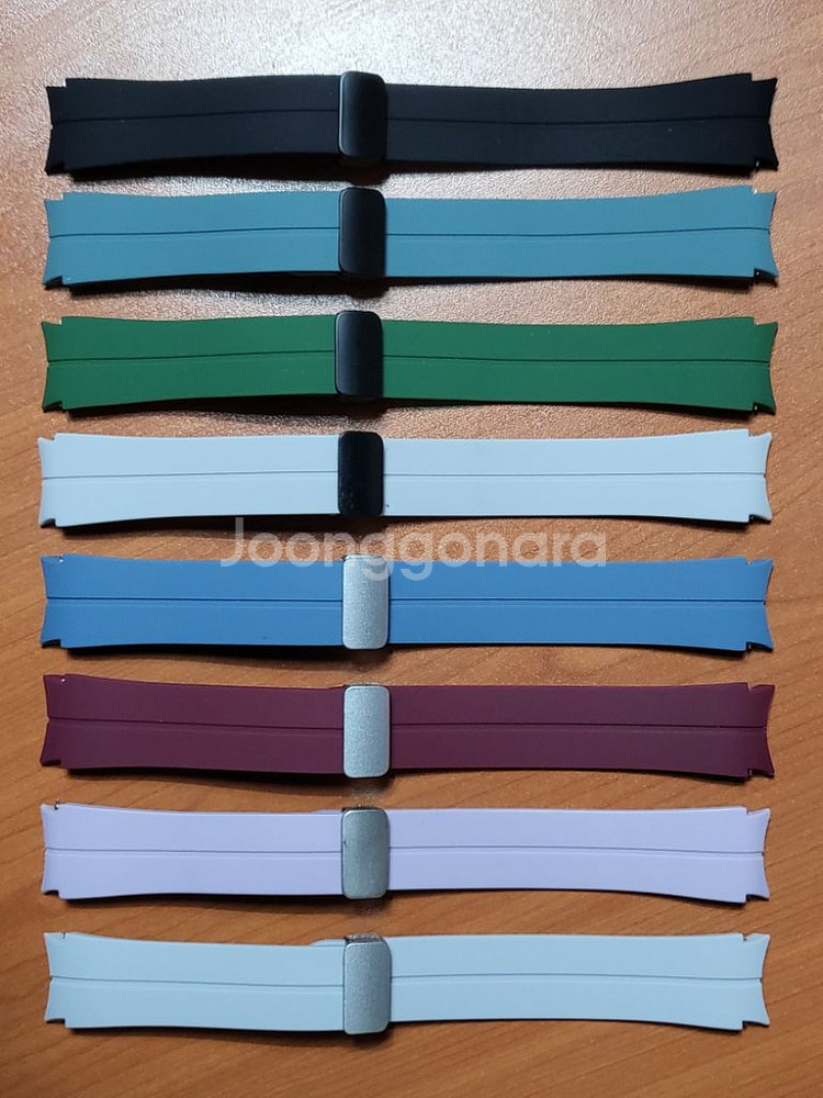 갤럭시워치4,5,6용 20mm 실리콘 스트랩--2
