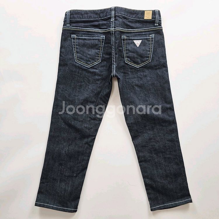 게스 청바지 7부 약스판 데님 사이즈27 R0886--0