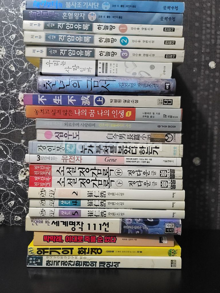 소설책 등(권당 250원)--1