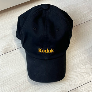 KODAK 코닥 남녀공용 볼캡 모자 블랙