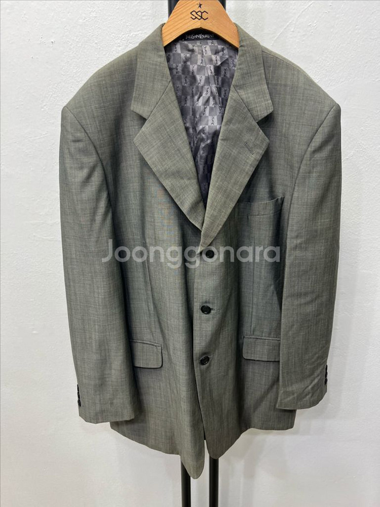 정품) 입생로랑 남성자켓 110--0