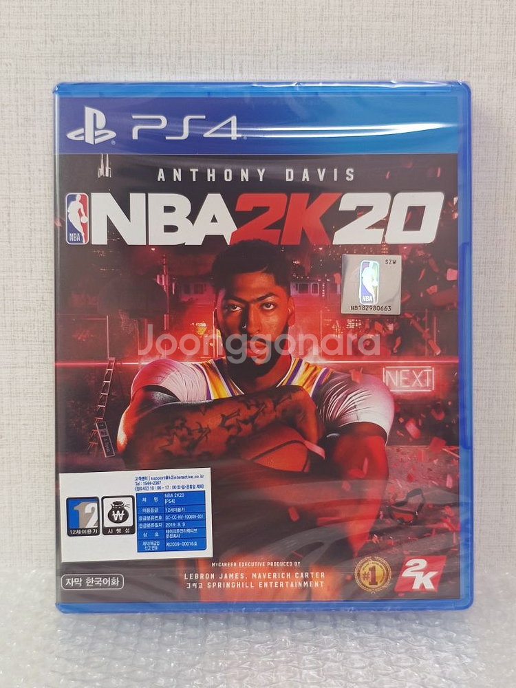 [PS4][미개봉] NBA 2K20 밀봉 새제품--0