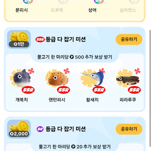 황새치2000원 팔아요