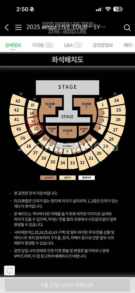 에스파 콘서트 티켓 막콘 vip보유--0