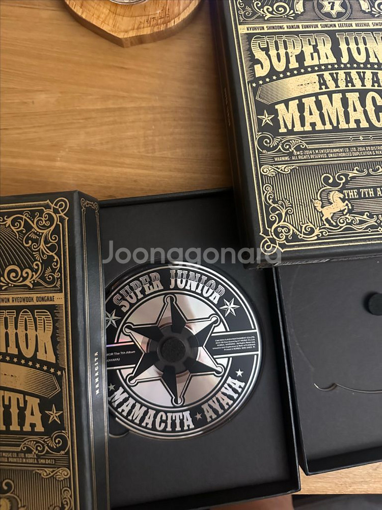 슈퍼주니어 mamacita cd 케이스--2